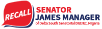 Recall Senator James Manager Logo